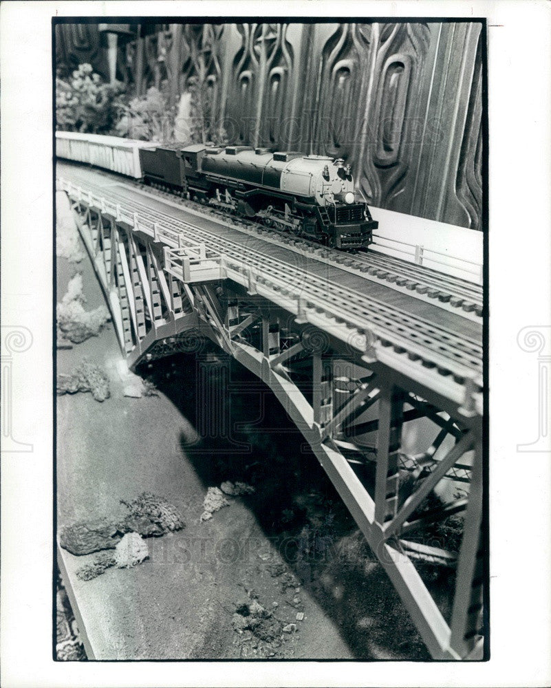 1985 St Petersburg, FL Ringling Circus Train Owned by Ronald Rise Press Photo - Historic Images