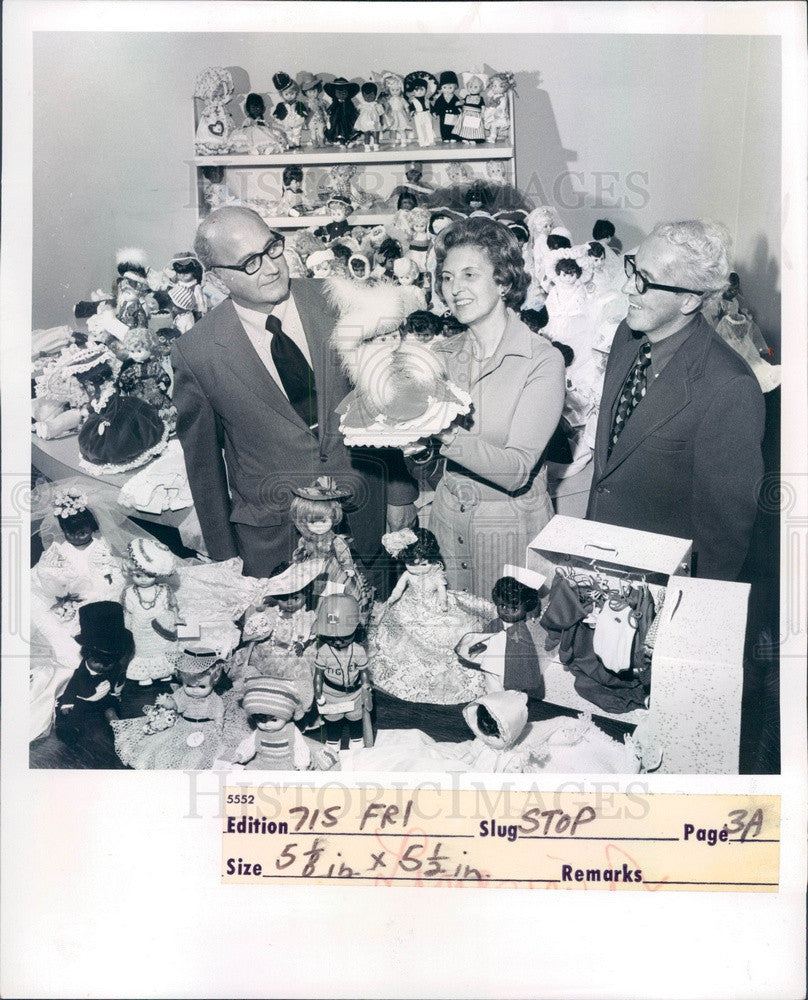 1973 Detroit, Michigan Goodfellows/Old Newsboys Doll Contest Press Photo - Historic Images