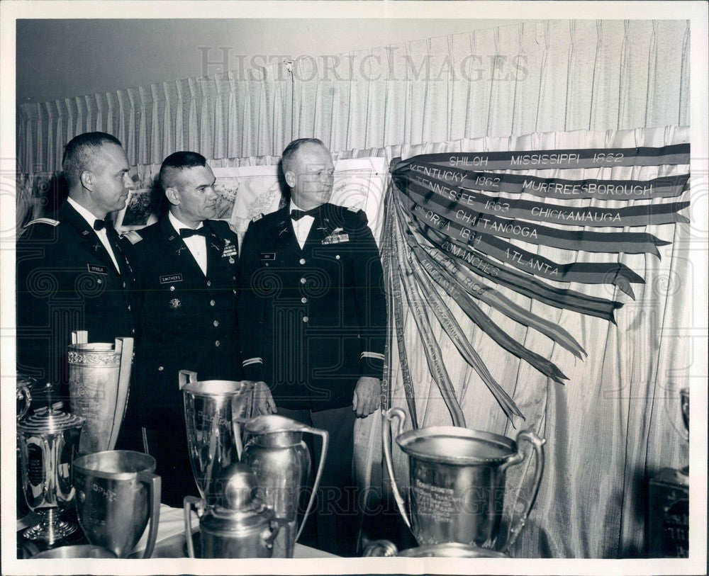 1967 Ft Carson, Colorado Battalion Commanders Lt Col Sidney Steele Press Photo - Historic Images
