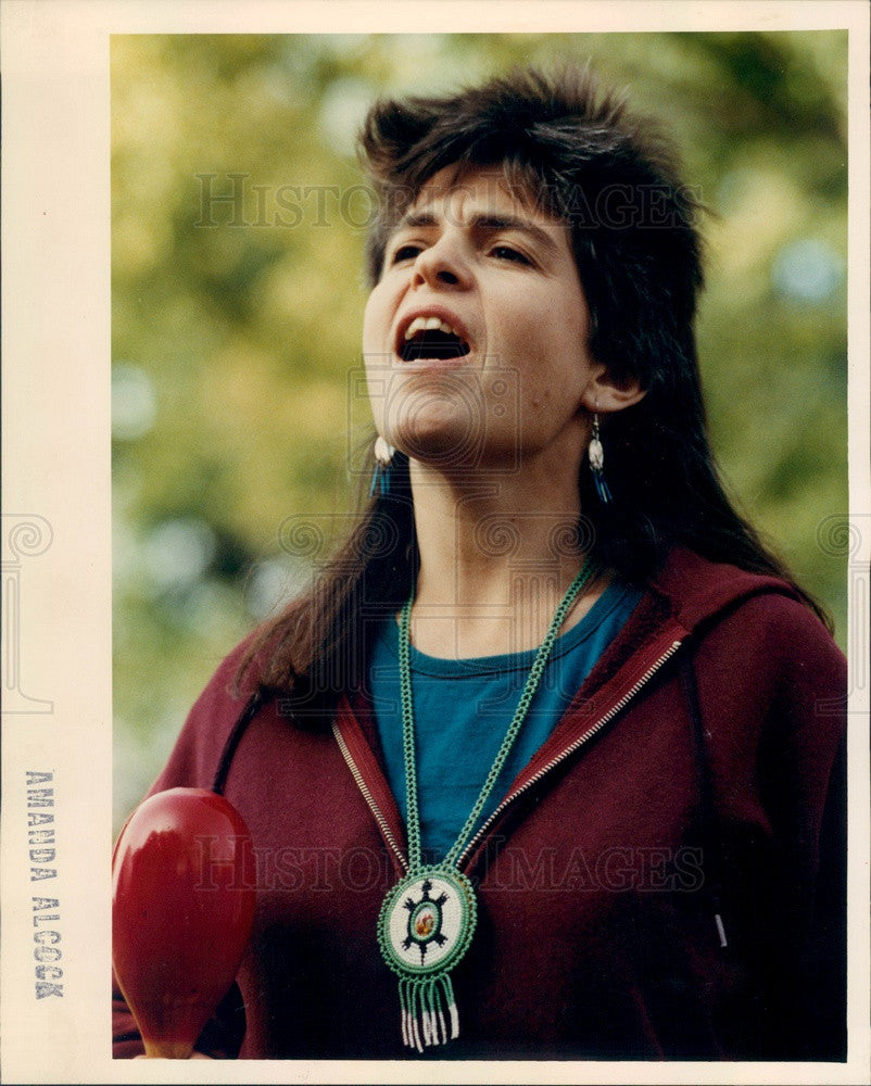 1991 American Indian Julietta Thornton Press Photo - Historic Images