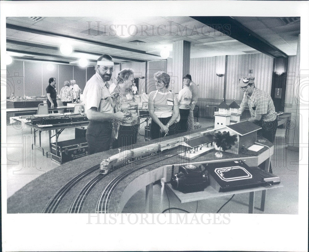 1983 St Petersburg, Florida, Model Railroad Enthusiasts Press Photo - Historic Images