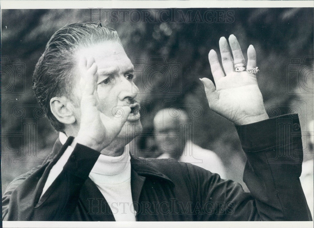 1982 Oklahoma City, OK Street Preacher &amp; Bar Owner TC Burroughs Press Photo - Historic Images