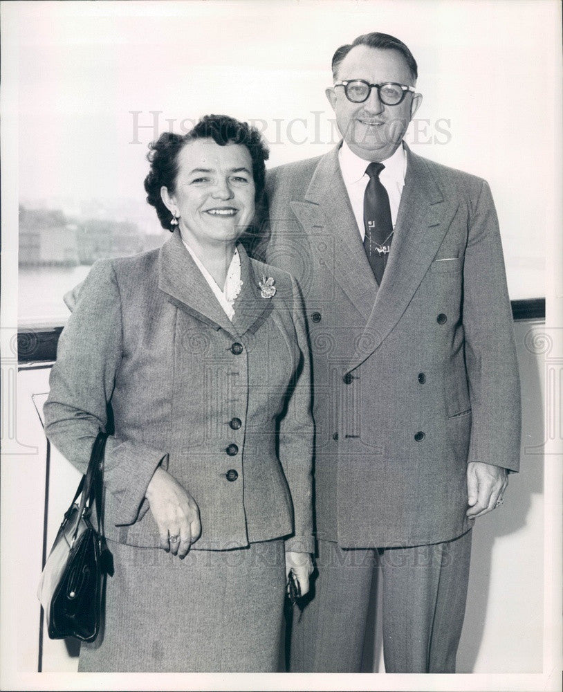 1953 Denver, CO Eastman Oil Well Survey Co Founder H. John Eastman Press Photo - Historic Images