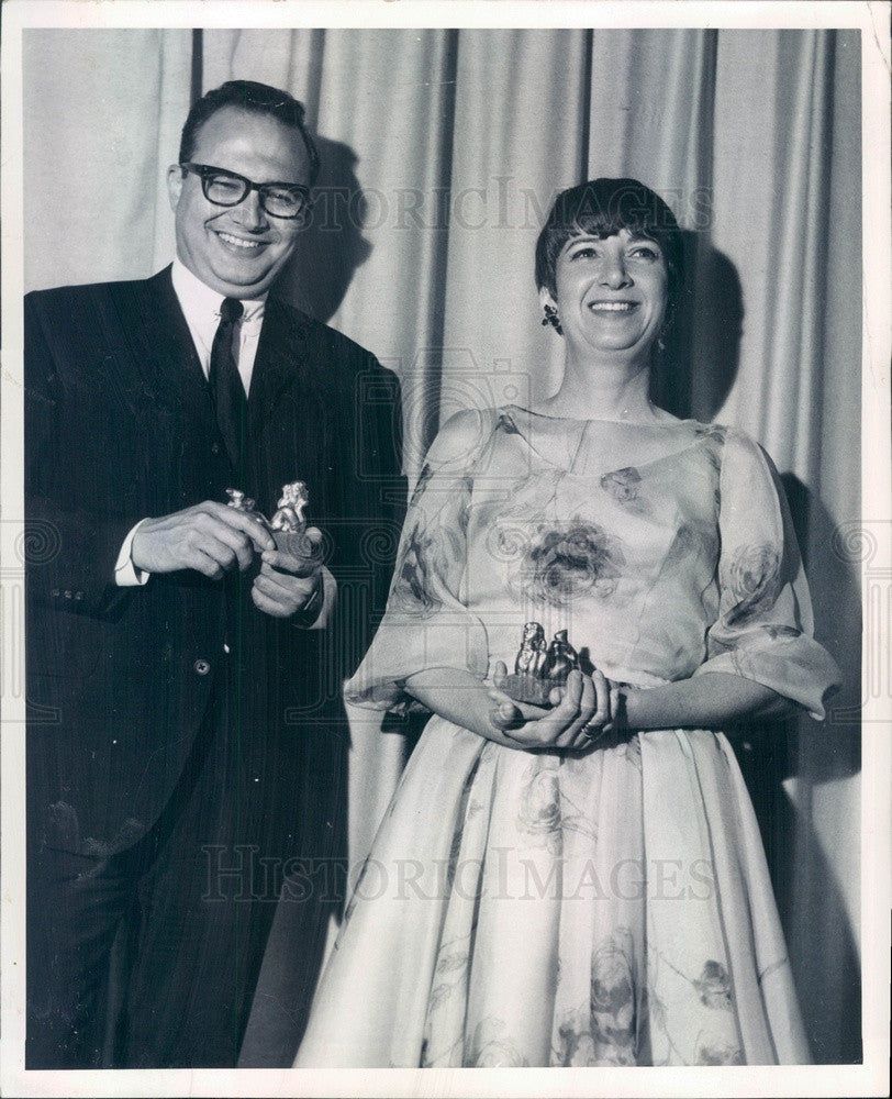 1968 Denver, Colorado Actors Barry Lorie &amp; Marion Neet Press Photo - Historic Images