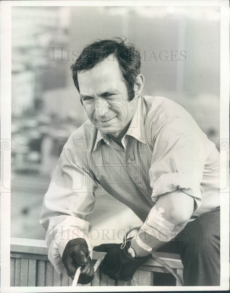 1972 Emmy Winning Hollywood Actor Ben Gazzara in Film Pursuit Press Photo - Historic Images