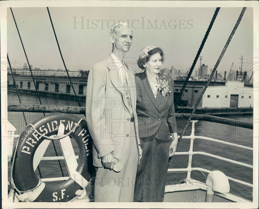 Undated St Petersburg, Florida Hotel Owners Mr/Mrs William Gay Sr Press Photo - Historic Images
