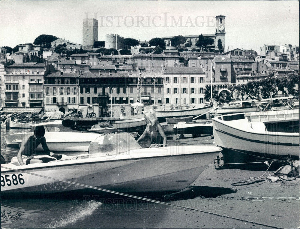 1979 Cannes, France Old Harbor Press Photo - Historic Images