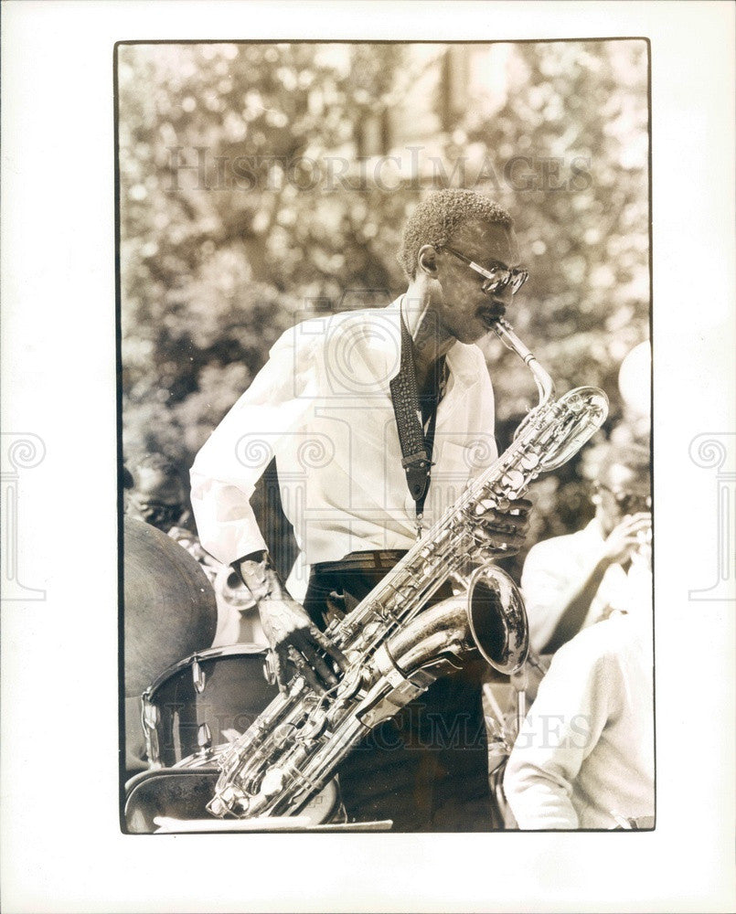 1985 Detroit, Michigan Montreux Jazz Festival Press Photo - Historic Images