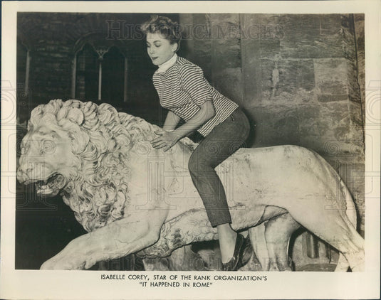 1952 Actress Isabelle Corey Press Photo - Historic Images