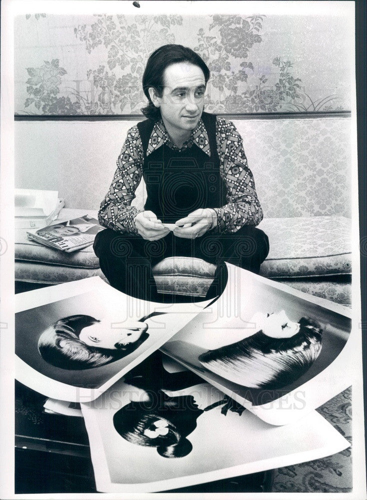 1972 Hairstylist/Designer Leonard of London Press Photo - Historic Images
