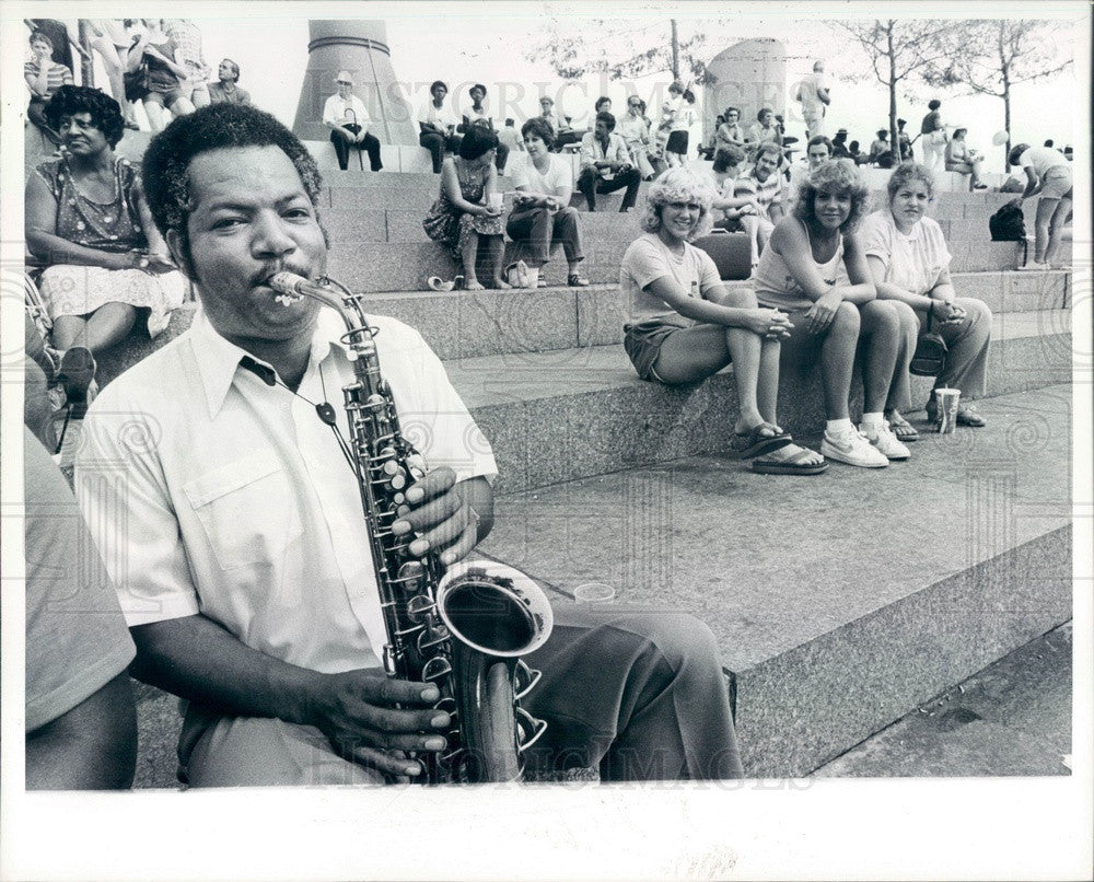 1980 Detroit, Michigan Montreux Jazz Festival, John Phillips Press Photo - Historic Images