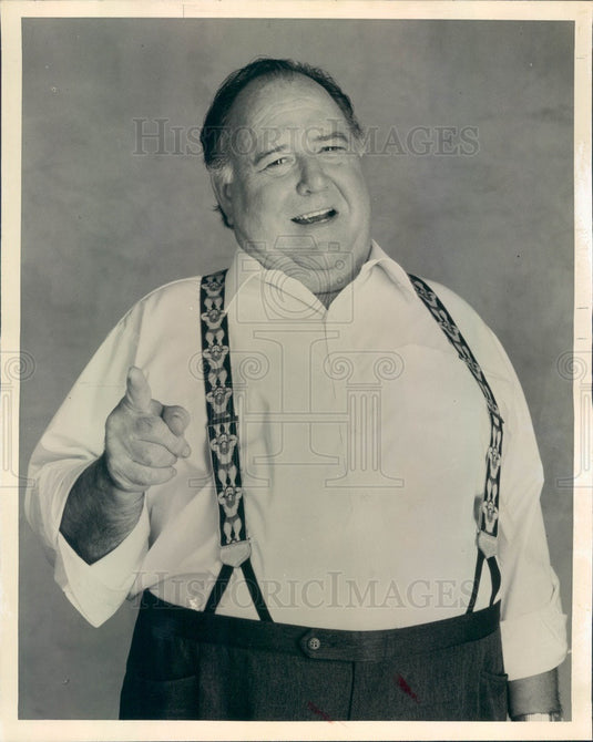 1991 Hollywood Actor Pat Corley on TV Show Murphy Brown Press Photo - Historic Images