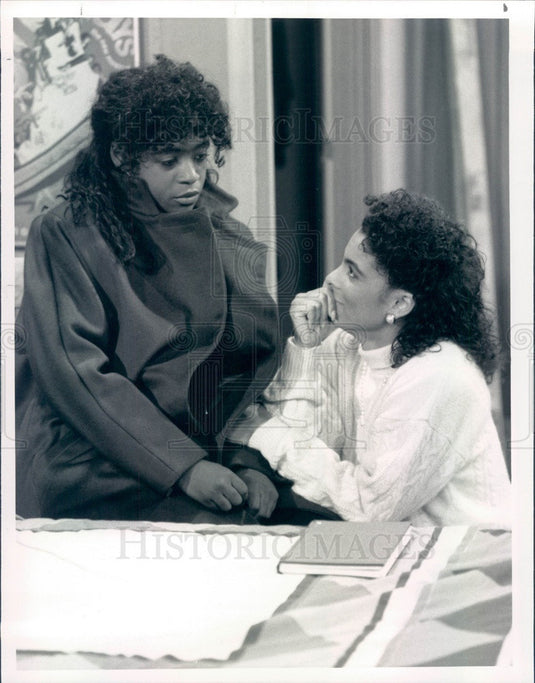 1988 Actors Jasmine Guy & Charnele Brown TV Show A Different World Press Photo - Historic Images