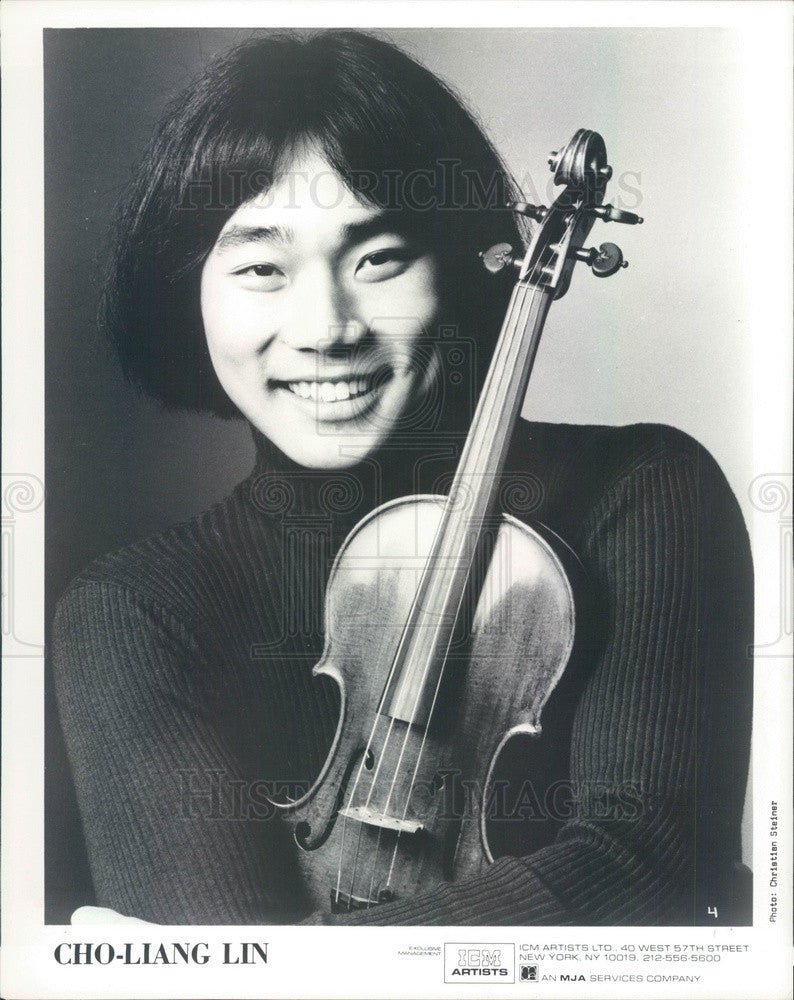 1984 Taiwanese American Violinist Cho-Liang Lin Press Photo - Historic Images