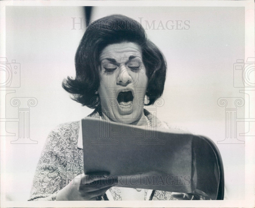 1967 Opera Contralto Lili Chookasian Press Photo - Historic Images