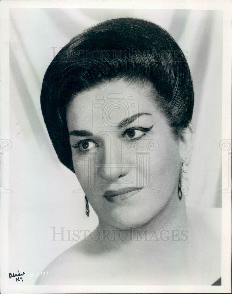 1967 Opera Contralto Lili Chookasian Press Photo - Historic Images
