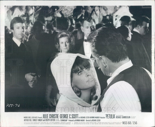 1968 Actors Julie Christie & George C Scott in Petulia Press Photo - Historic Images