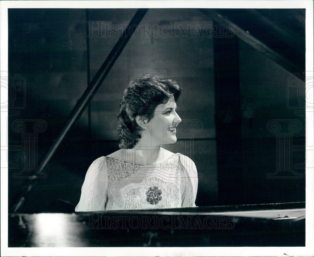 1988 Pianist Gayle Martin Henry Press Photo - Historic Images
