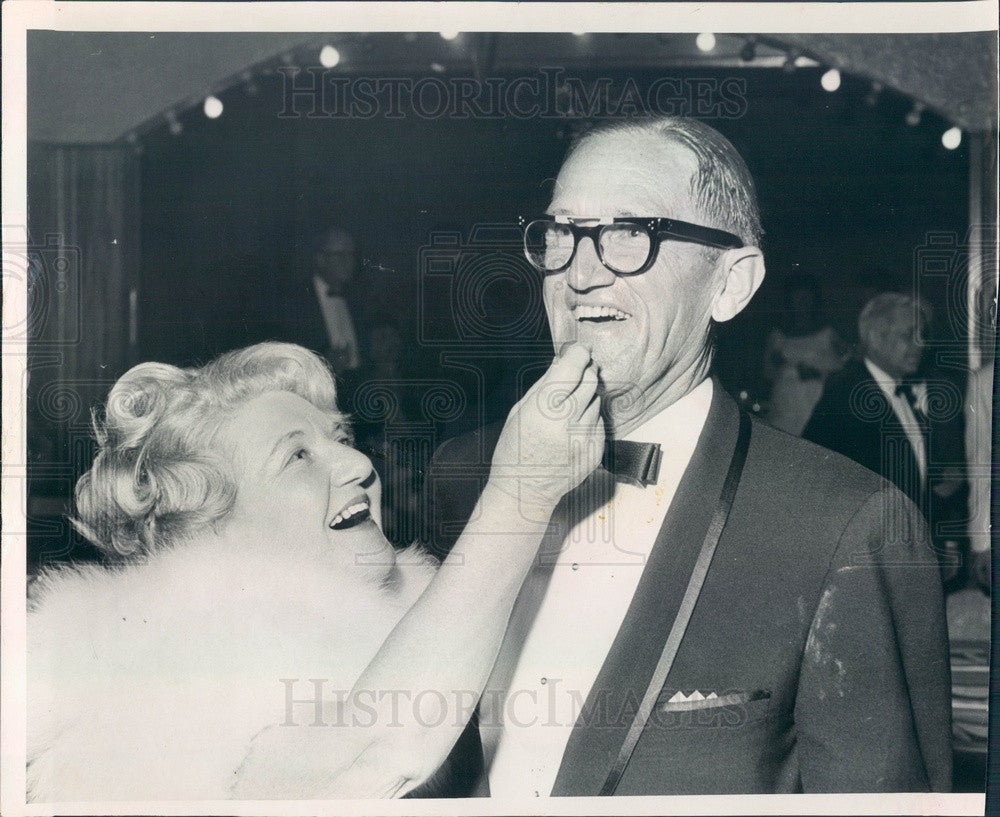 1957 Canadian-American Singer Gladys Cornell, St Petersburg, FL Press Photo - Historic Images