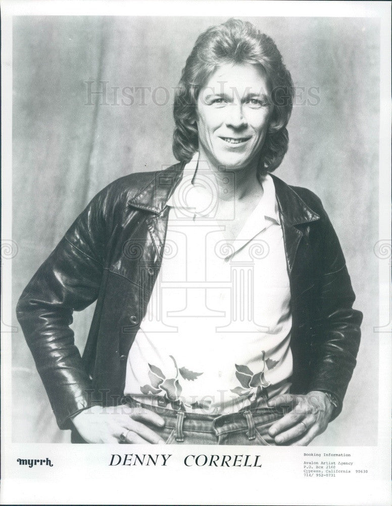 1983 Rock Band Blues Image Singer Denny Correll, Christian Music Press Photo - Historic Images