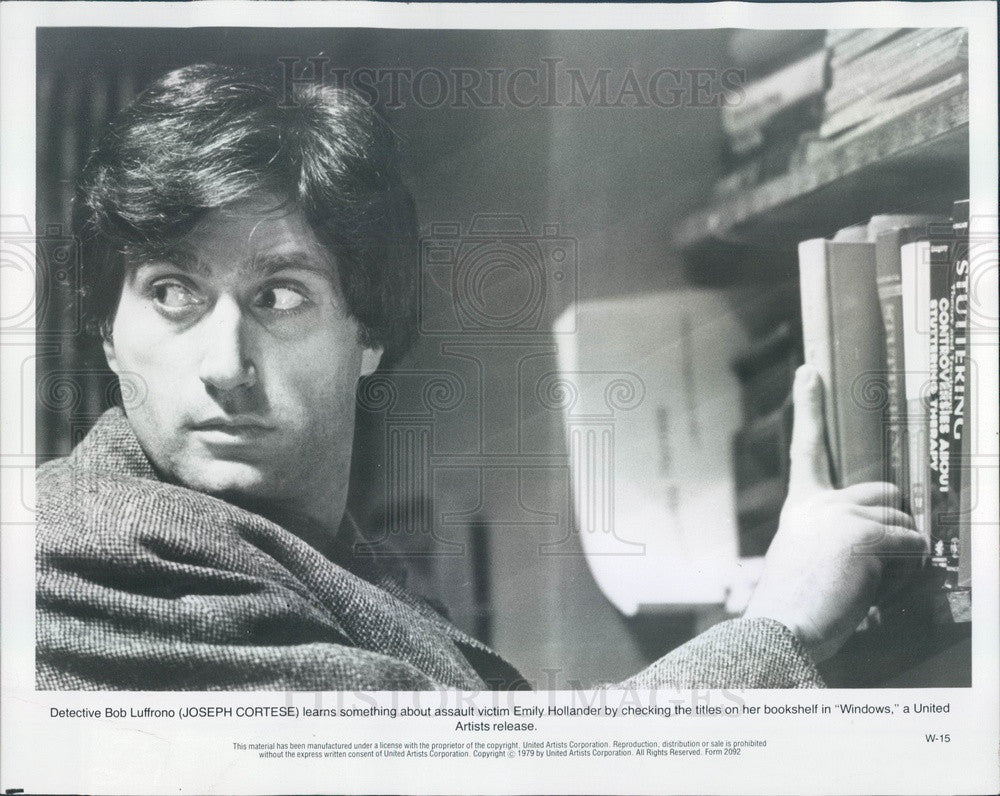 1980 Actor Joseph Cortese in Film Windows Press Photo - Historic Images