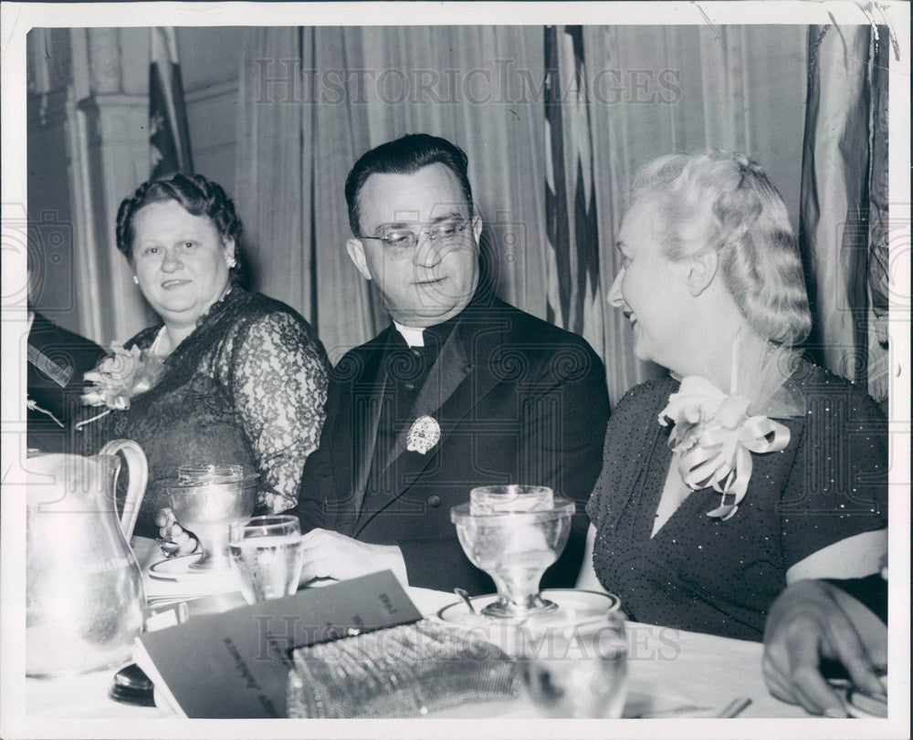 1948 Detroit, MI Bishop Stephen Woznicki Press Photo - Historic Images