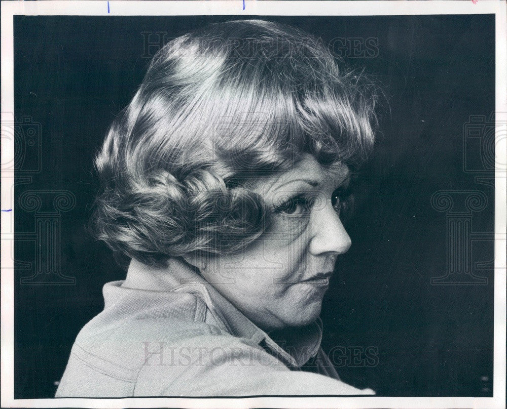 1976 British Actress Hermione Baddeley from TV Show Maude Press Photo - Historic Images