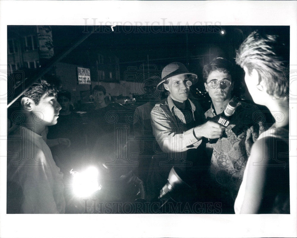 1990 Chicago, Illinois TV Show Wild Chicago Host Ben Hollis Press Photo - Historic Images