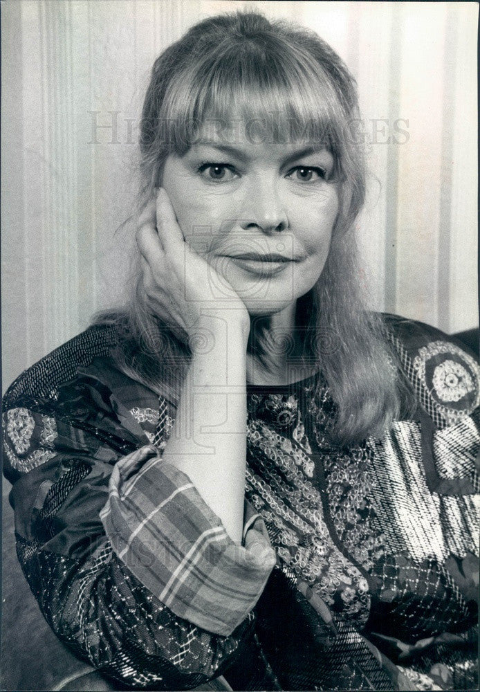 1989 Oscar Winning Hollywood Actress Ellen Burstyn Press Photo - Historic Images