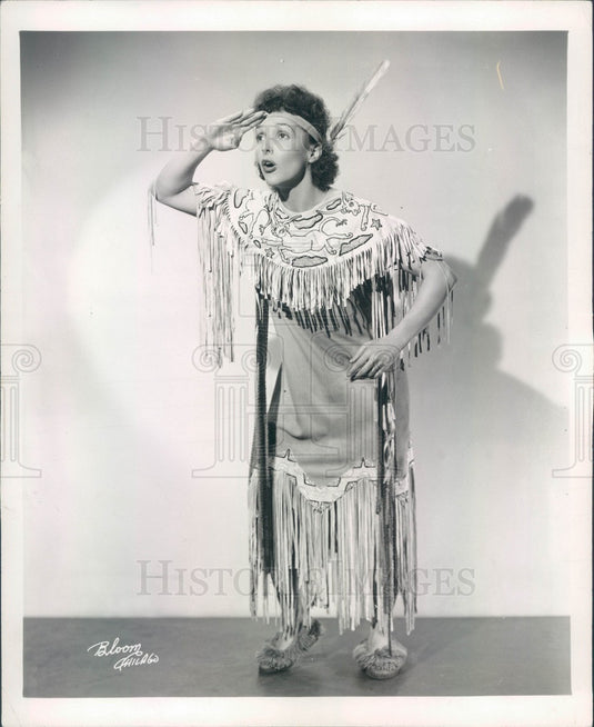 1948 Actress Billie Worth in Annie Get Your Gun Press Photo - Historic Images