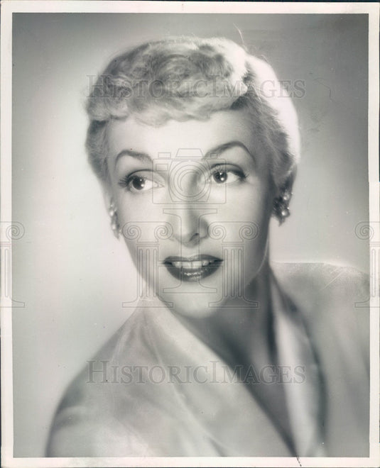 1957 Actress Billie Worth Press Photo - Historic Images