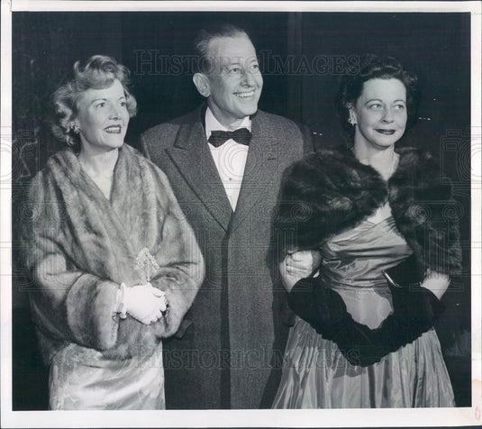 1956 Motion Picture Industry Head Eric Johnston Press Photo - Historic Images