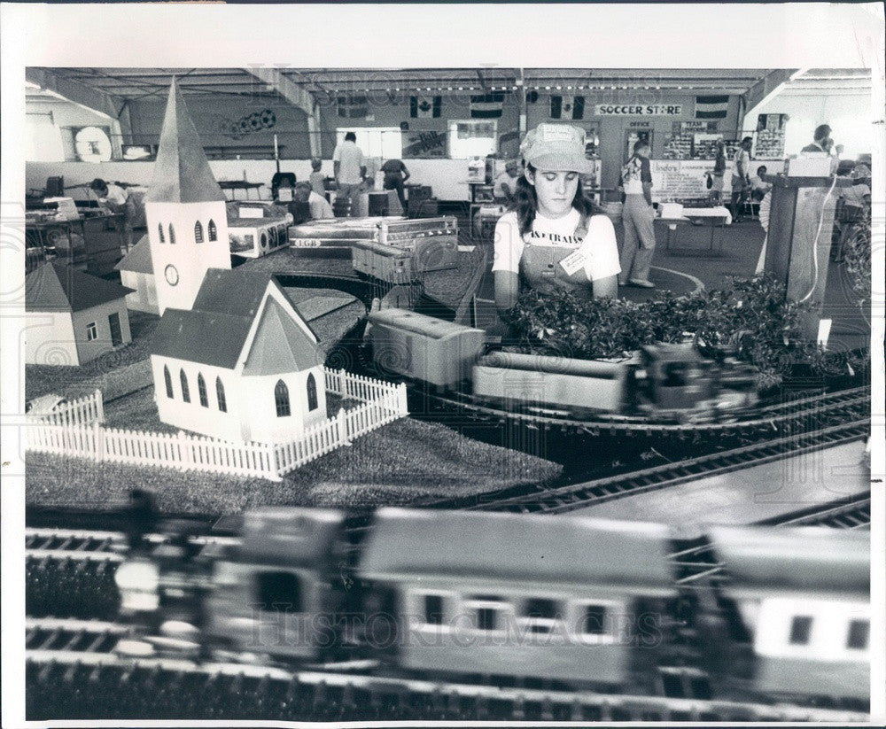 1982 Pinellas Park, Florida H&R Trains Inc Model Train Show Press Photo - Historic Images