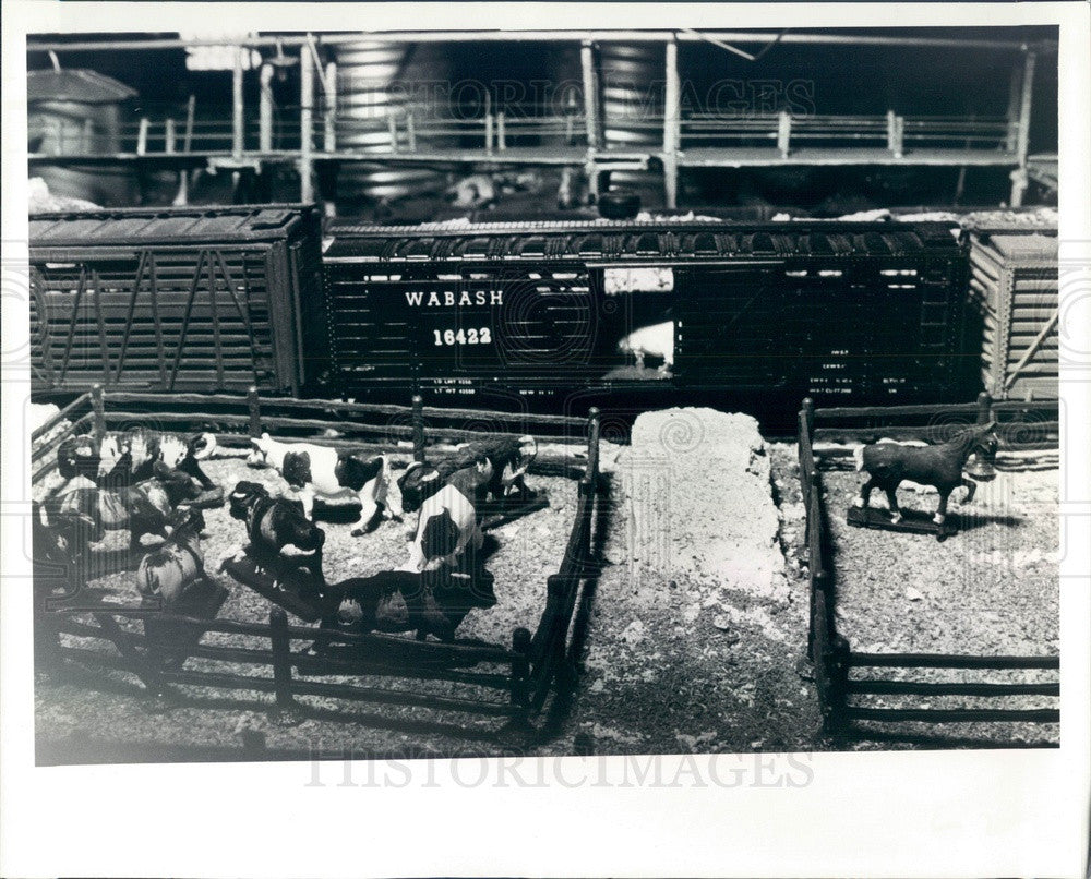 1979 St Petersburg, Florida Model Railroad Club Train Display Press Photo - Historic Images