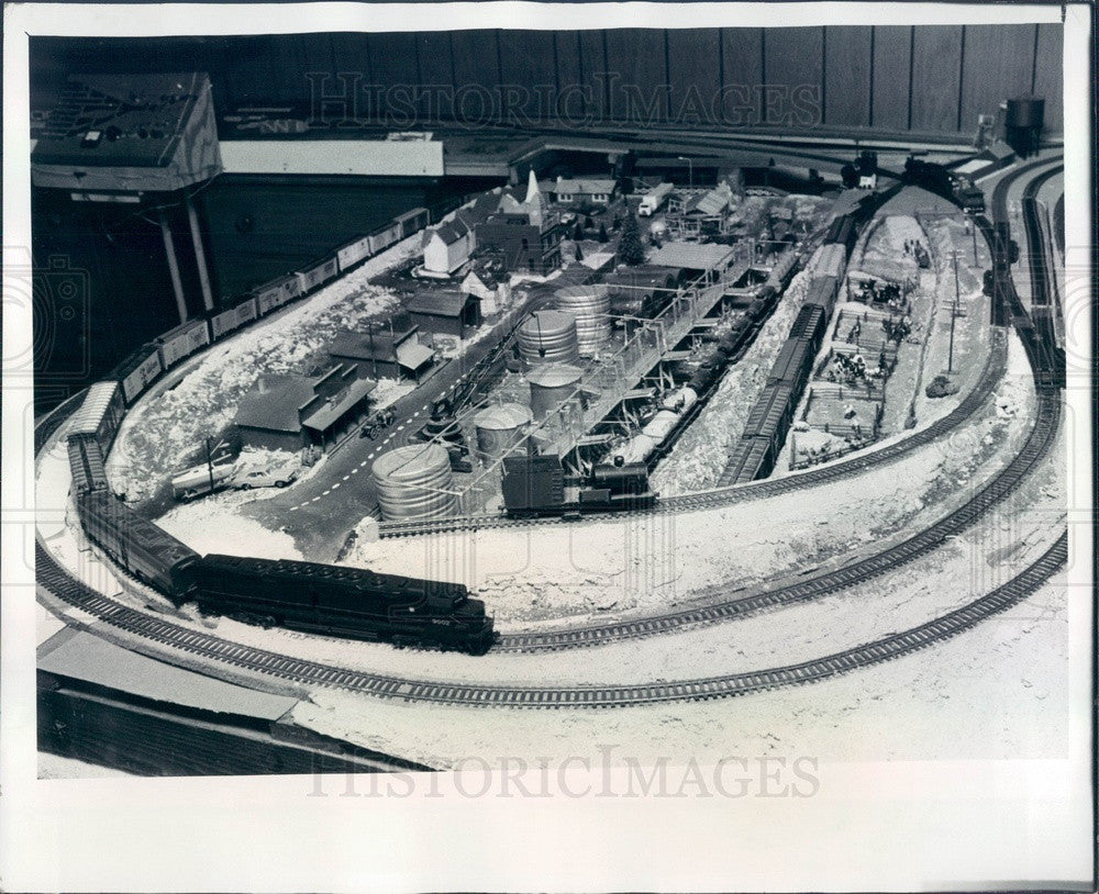 1979 St Petersburg, Florida Model Railroad Club Train Display Press Photo - Historic Images