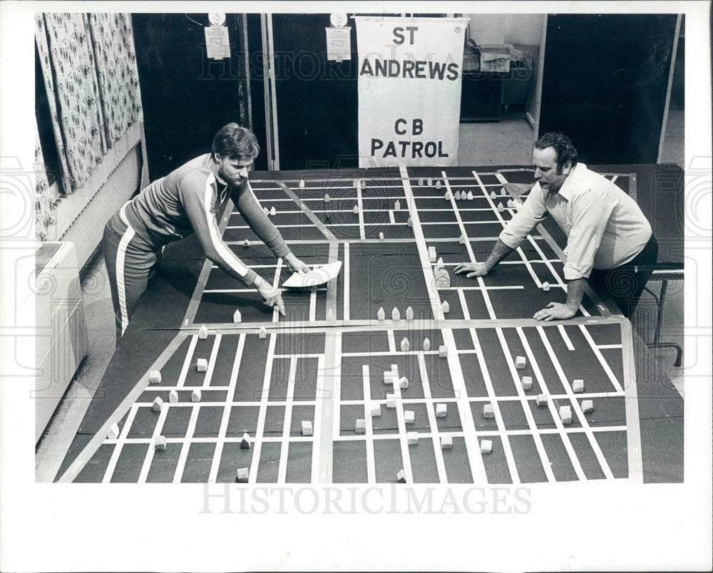 1984 Detroit, Michigan St Andrews Church CB Crime Patrol Press Photo - Historic Images