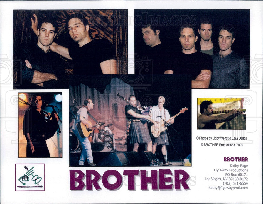 2000 Australian Celtic Rock Band Brother Press Photo - Historic Images