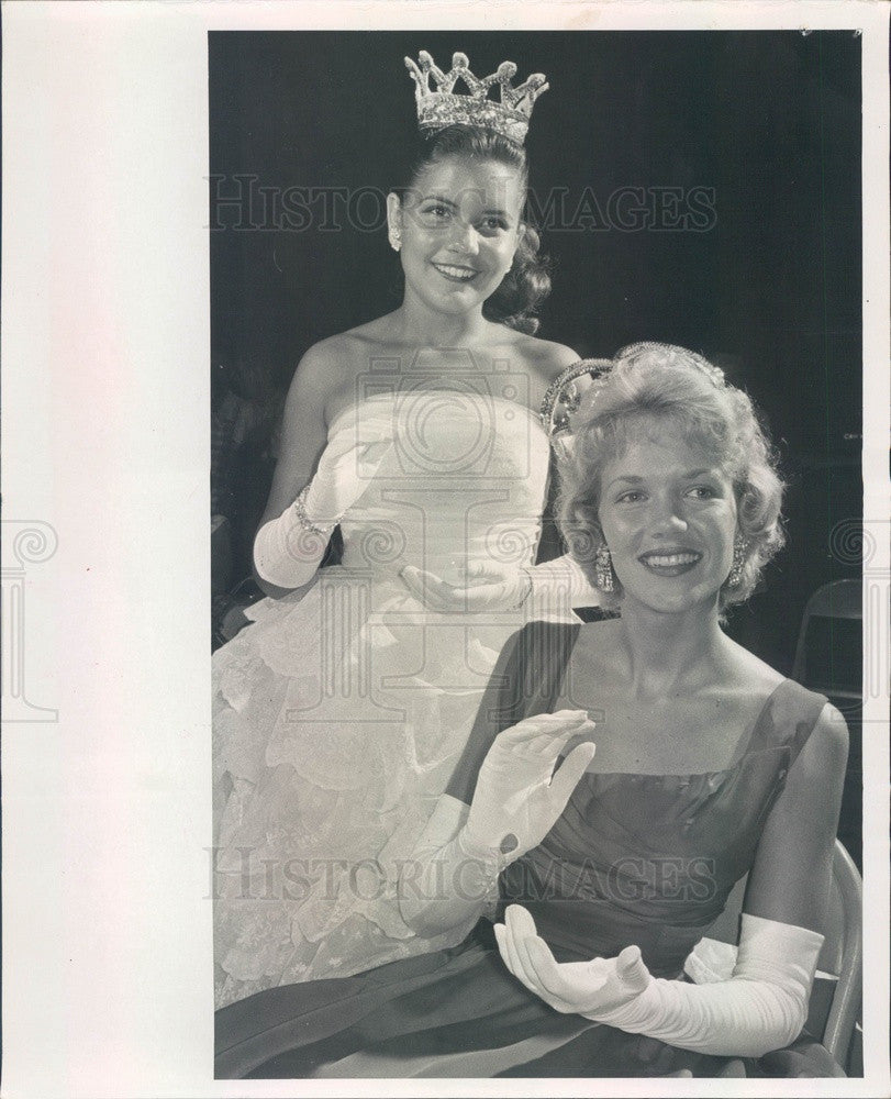 1960 St Petersburg, Florida Funtime Aquatic Queen Ginger Griffin Press Photo - Historic Images