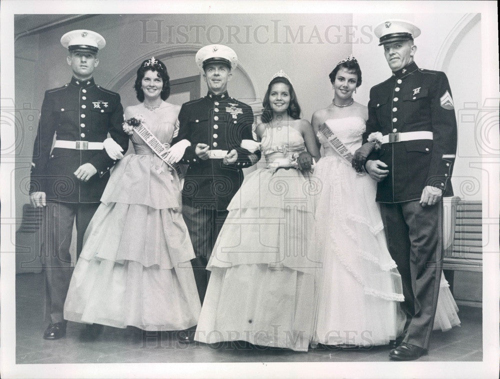 1961 St Petersburg, FL Funtime Aquatic Queen Debby Poore Press Photo - Historic Images