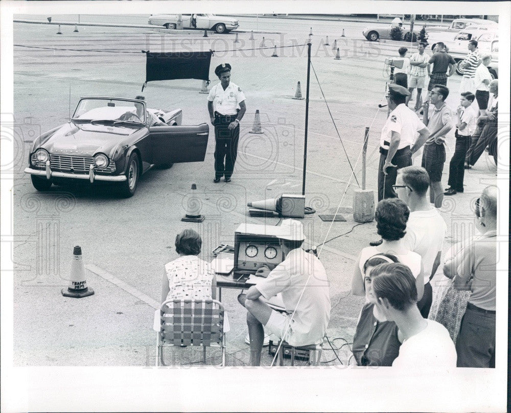 1965 St Petersburg, FL Funtime Sports Car Gymkhana Press Photo - Historic Images