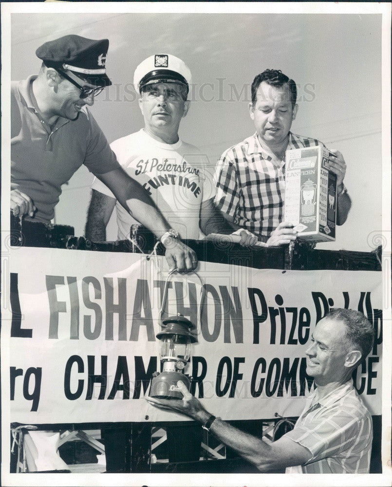 1965 St Petersburg, FL Funtime Fishathon Officials Bill Jackson Press Photo - Historic Images