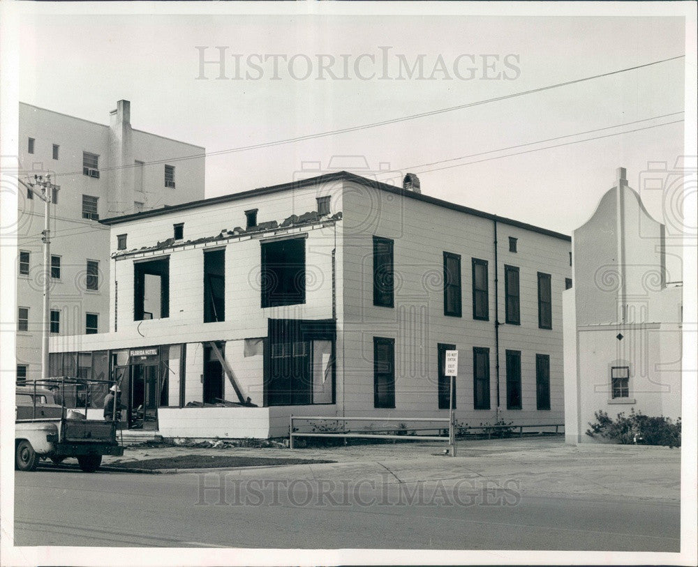 1965 St Petersburg, FL Florida Hotel Demolition Press Photo - Historic Images