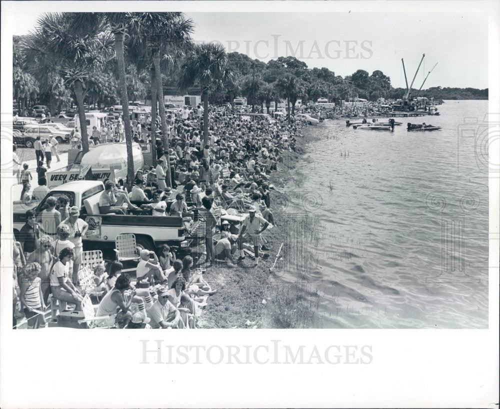 1977 St Petersburg, Florida Suncoast Powerboat Regatta Press Photo - Historic Images