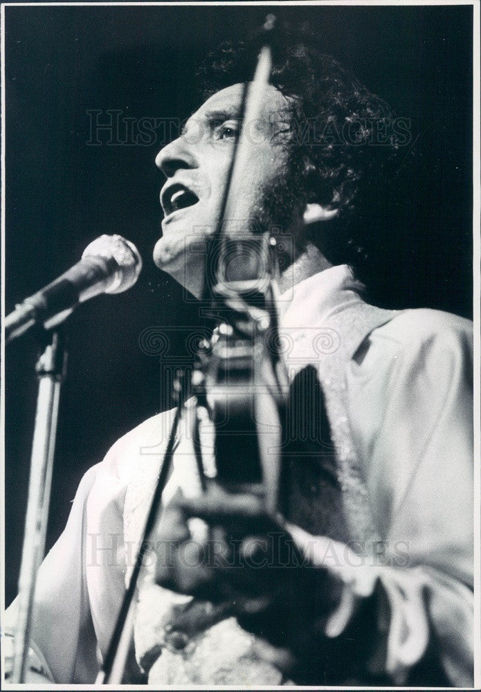 1978 American Fiddle Player Doug Kershaw Press Photo - Historic Images