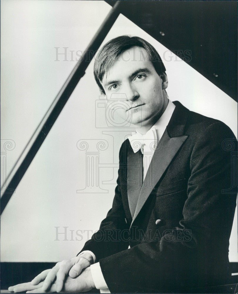 1985 Concert Pianist Stephen Hough Press Photo - Historic Images