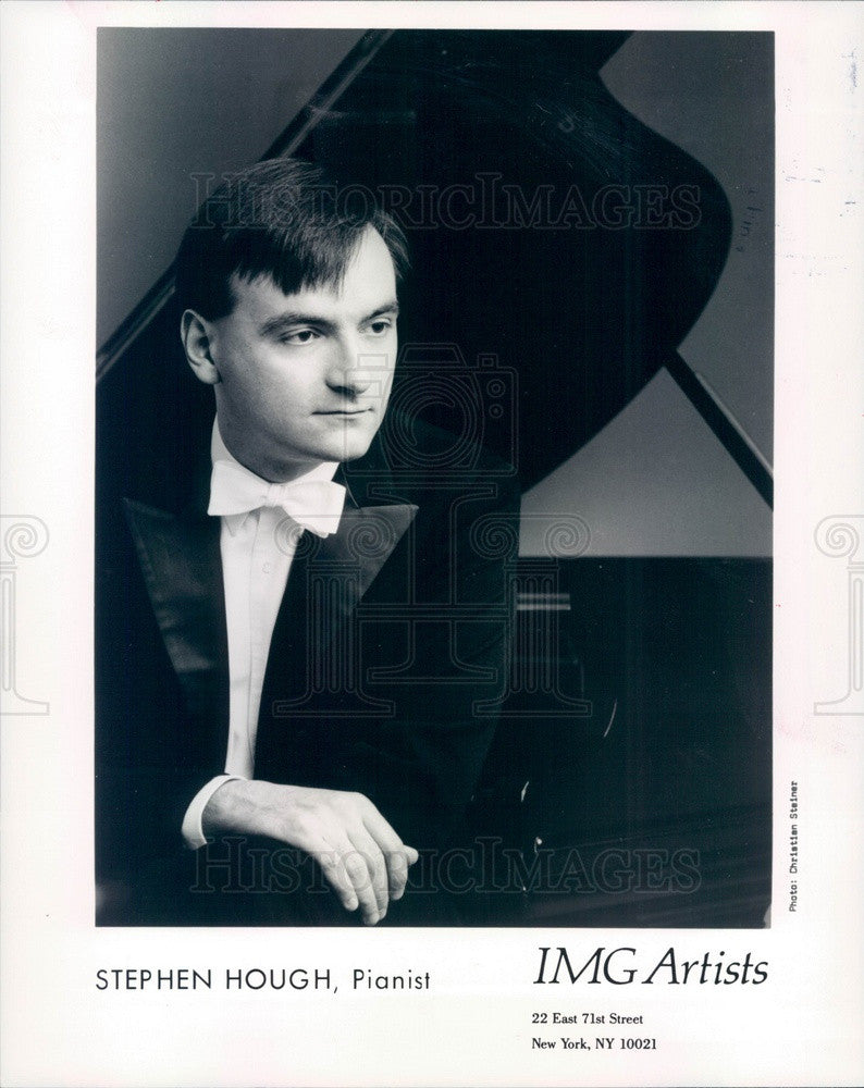 1990 Concert Pianist Stephen Hough Press Photo - Historic Images