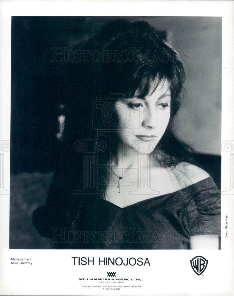 1995 Spanish/English Folk Singer Tish Hinojosa Press Photo - Historic Images