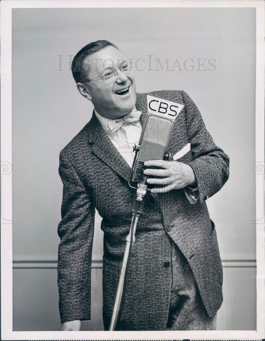 1956 Humorist, TV Host, Author Sam Levenson Press Photo - Historic Images