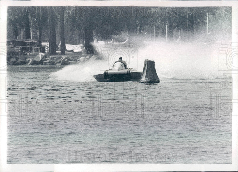 1971 Atlas Van Lines Motorboat Press Photo - Historic Images