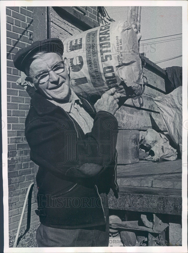 1965 Denver, Colorado 80-Year-Old Iceman Nat Kitchell Press Photo - Historic Images